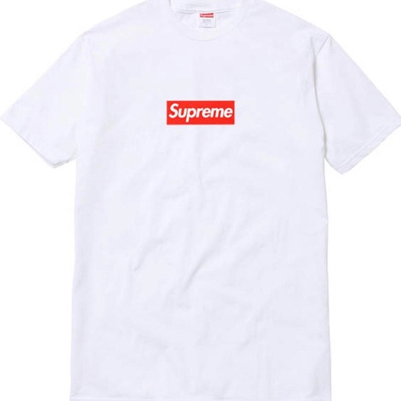 red box logo tee